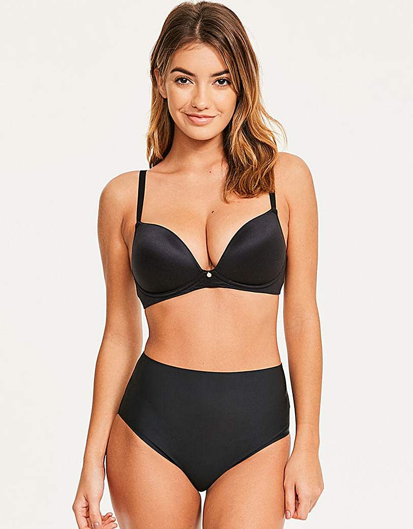 Image of Figleaves Smoothing Non-Wired Plunge Bra