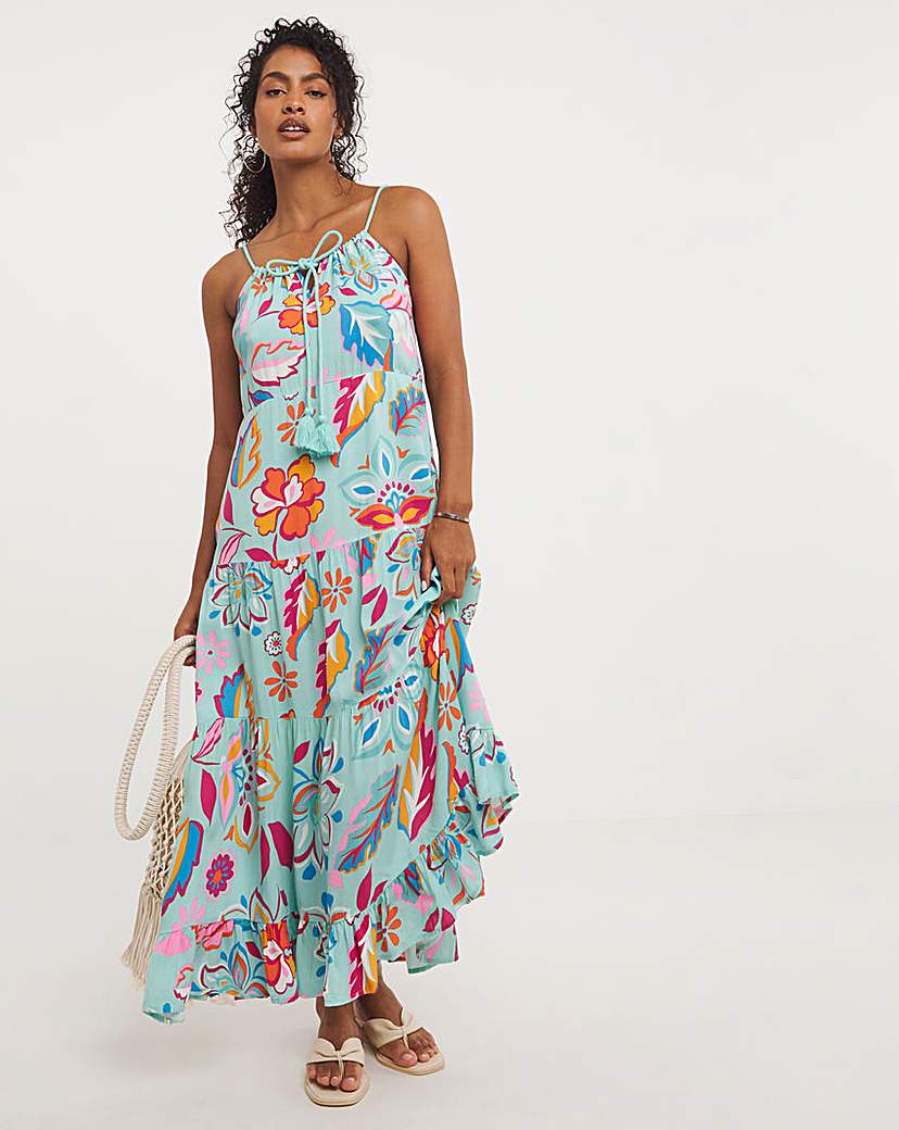 Maxi Tiered Beach Dress