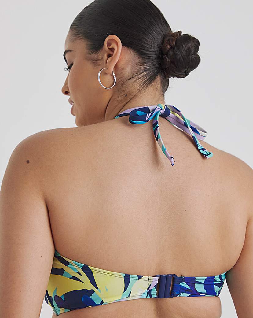 Leaf Mix And Match Bandeau Bikini Top
