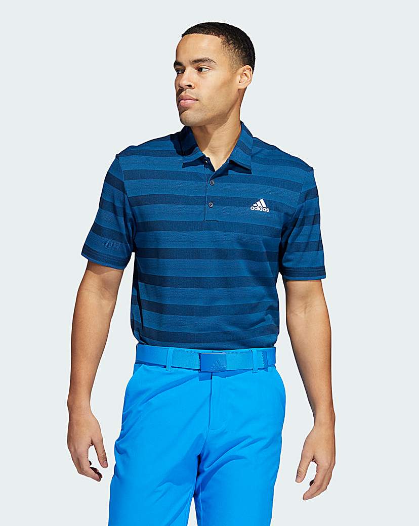 adidas Golf Stripe Primegreen Polo