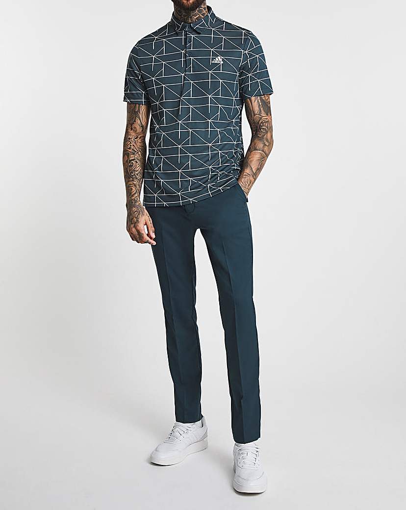 adidas Golf Jacquard Primegreen Polo