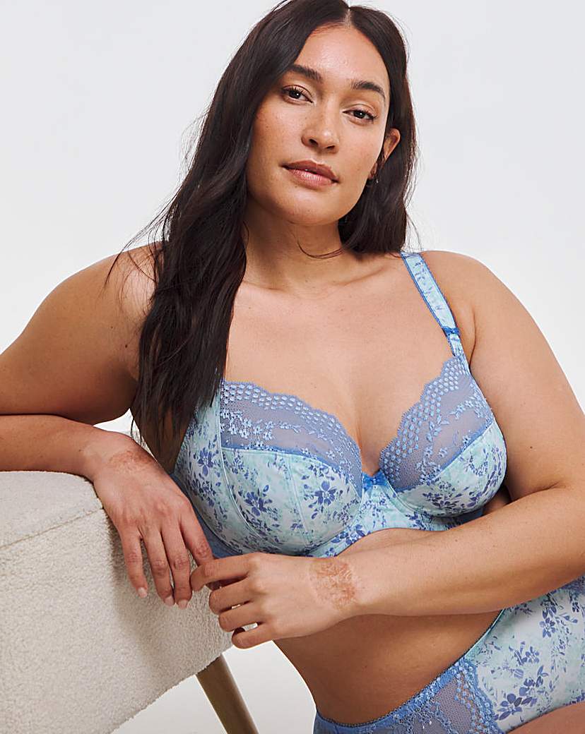 Elomi Lucie Plunge Wired Bra Cornflower