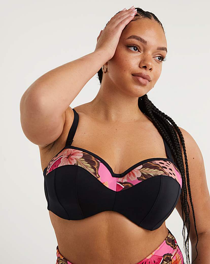 Elomi Cabana Nights Bandeau Bikini Top