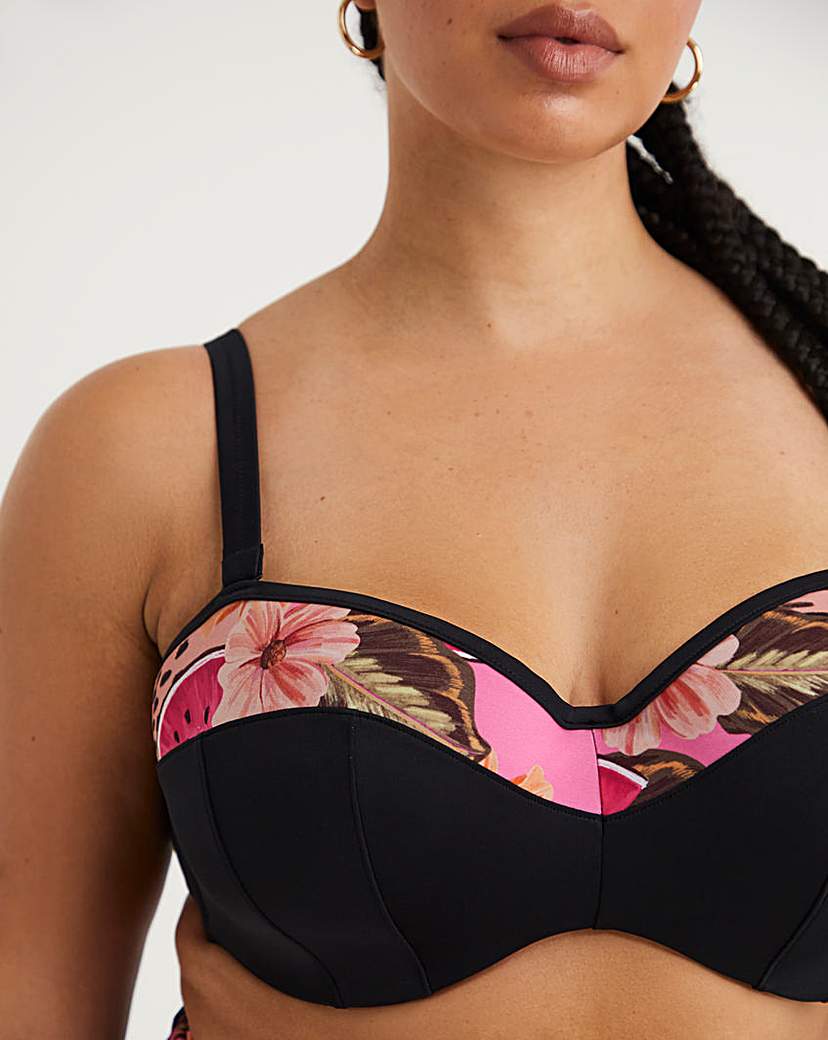Elomi Cabana Nights Bandeau Bikini Top