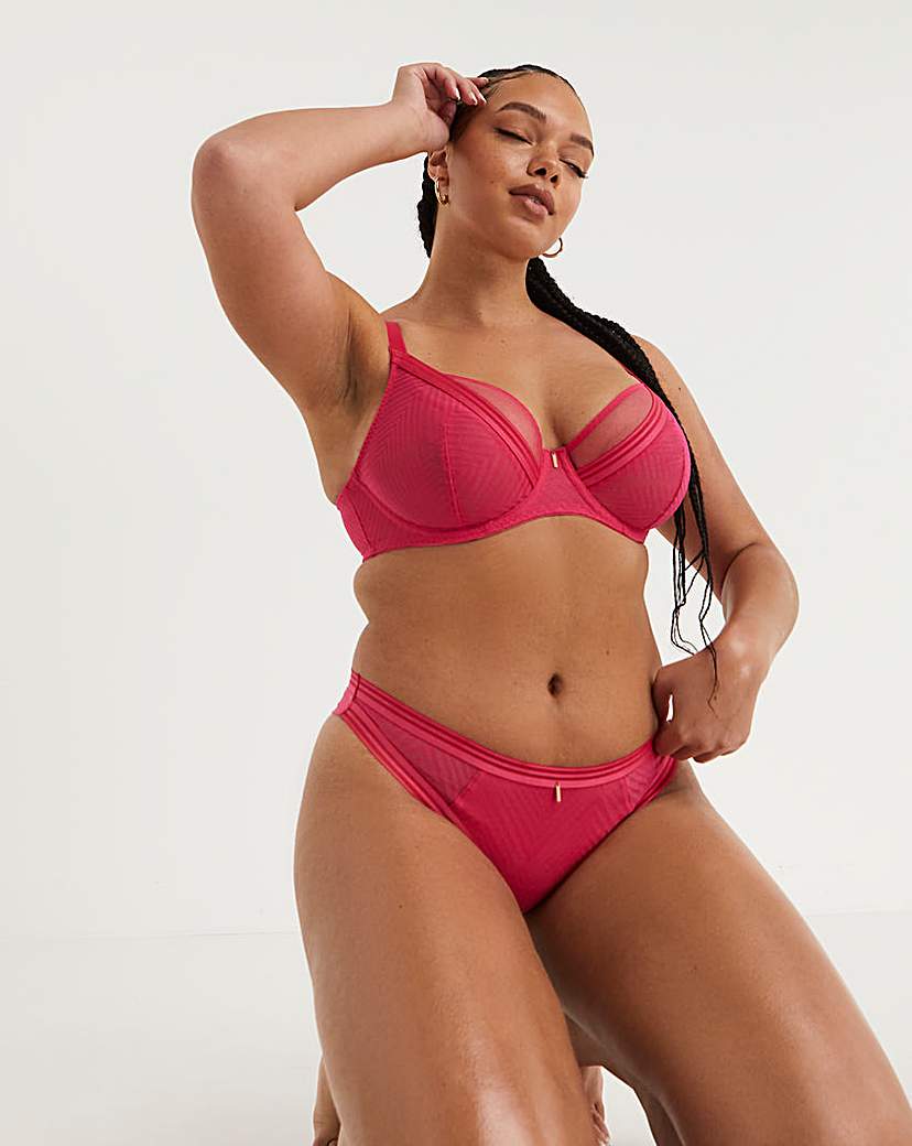 Freya Tailored High Apex Plunge Bra Red