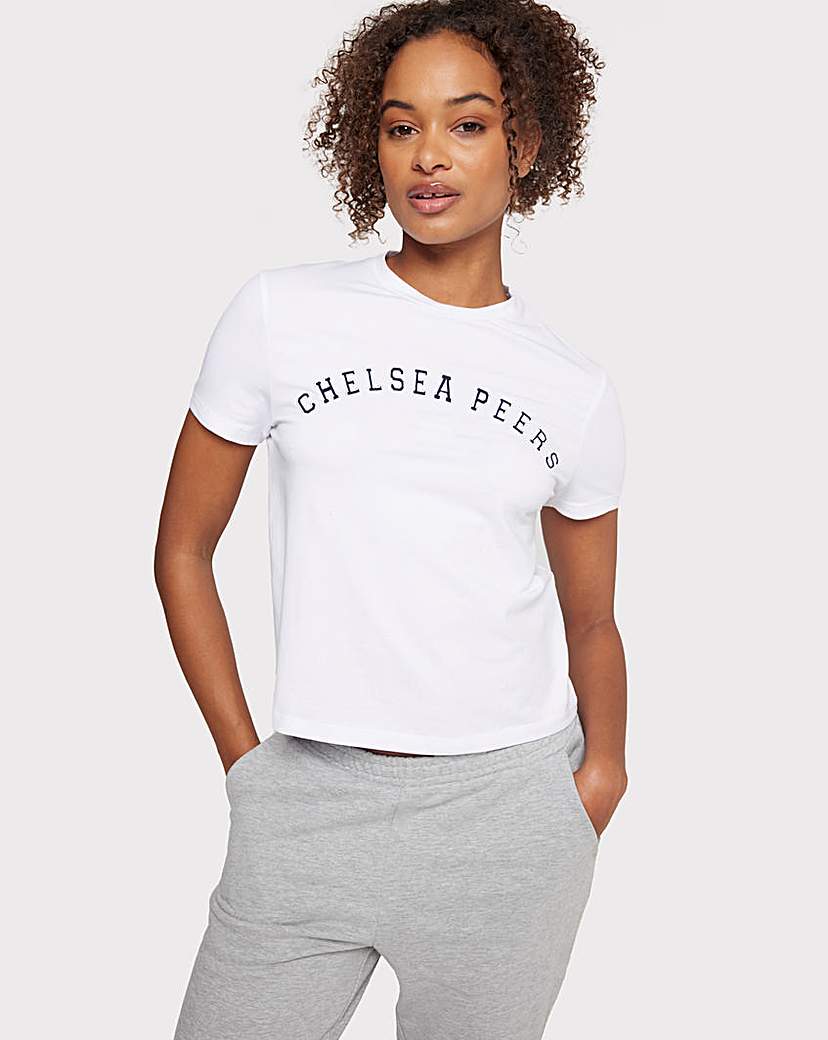 Chelsea Peers Branded Cropped T Shirt