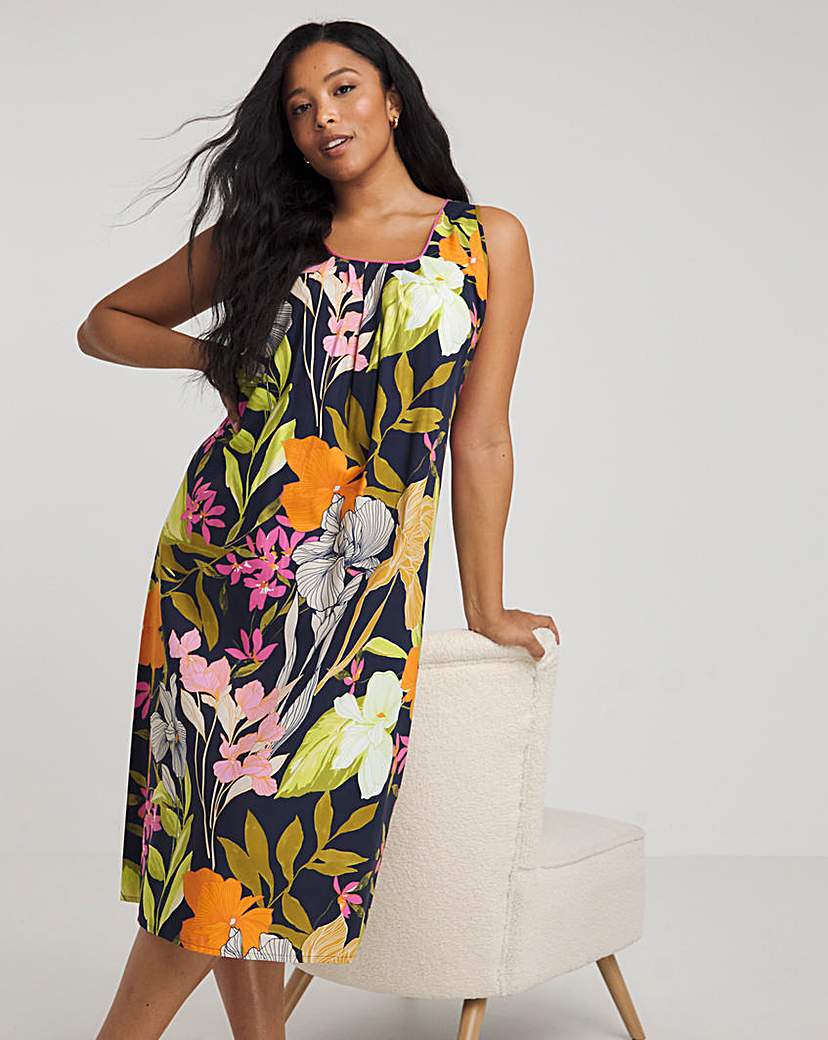 Cyberjammies Floral Print Long Chemise