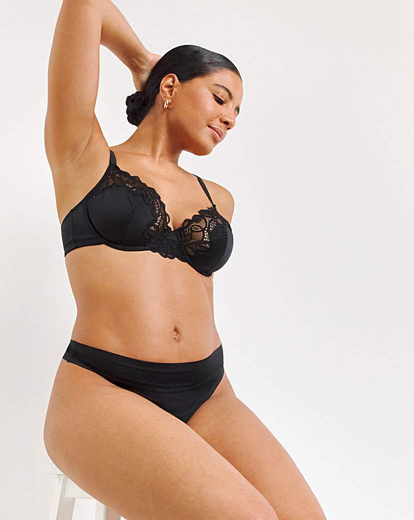 Contemporary Micro and Lace Bra