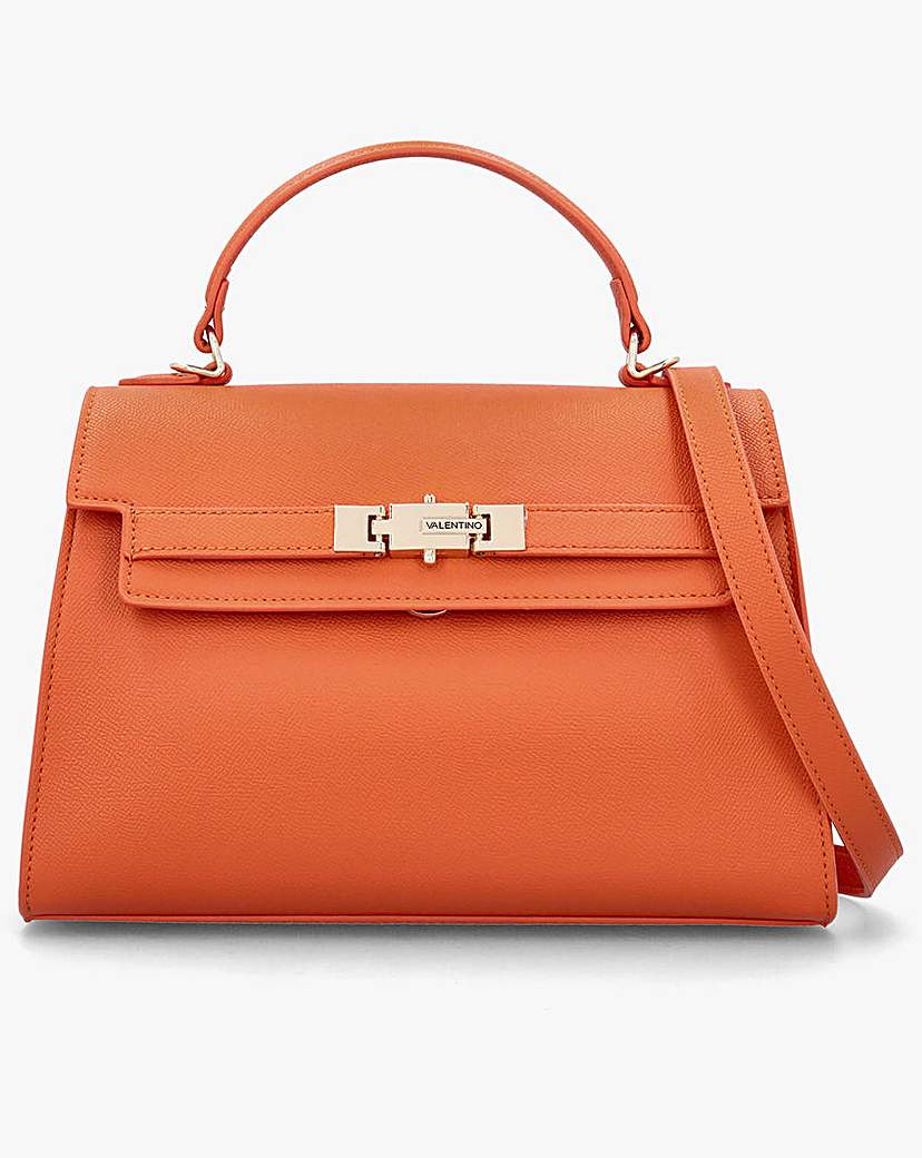 New In - Valentino Bags Fae Orange Satchel Bag