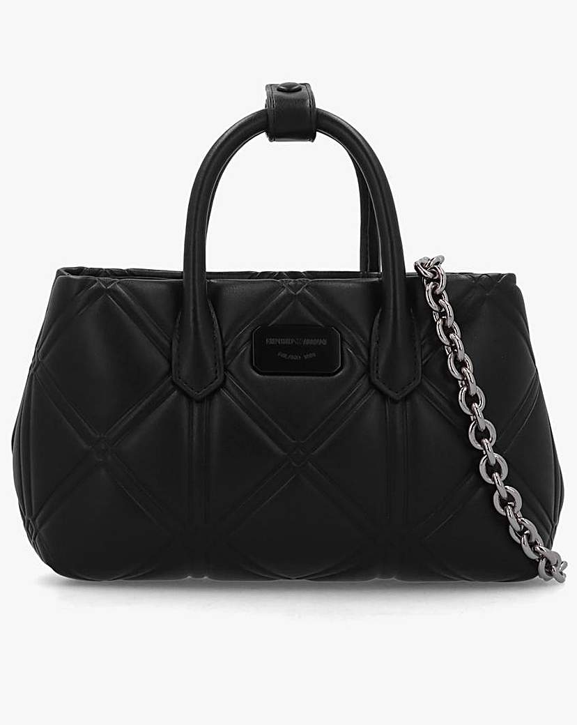 New In - Emporio Armani Diamond Quilt Mini Tote