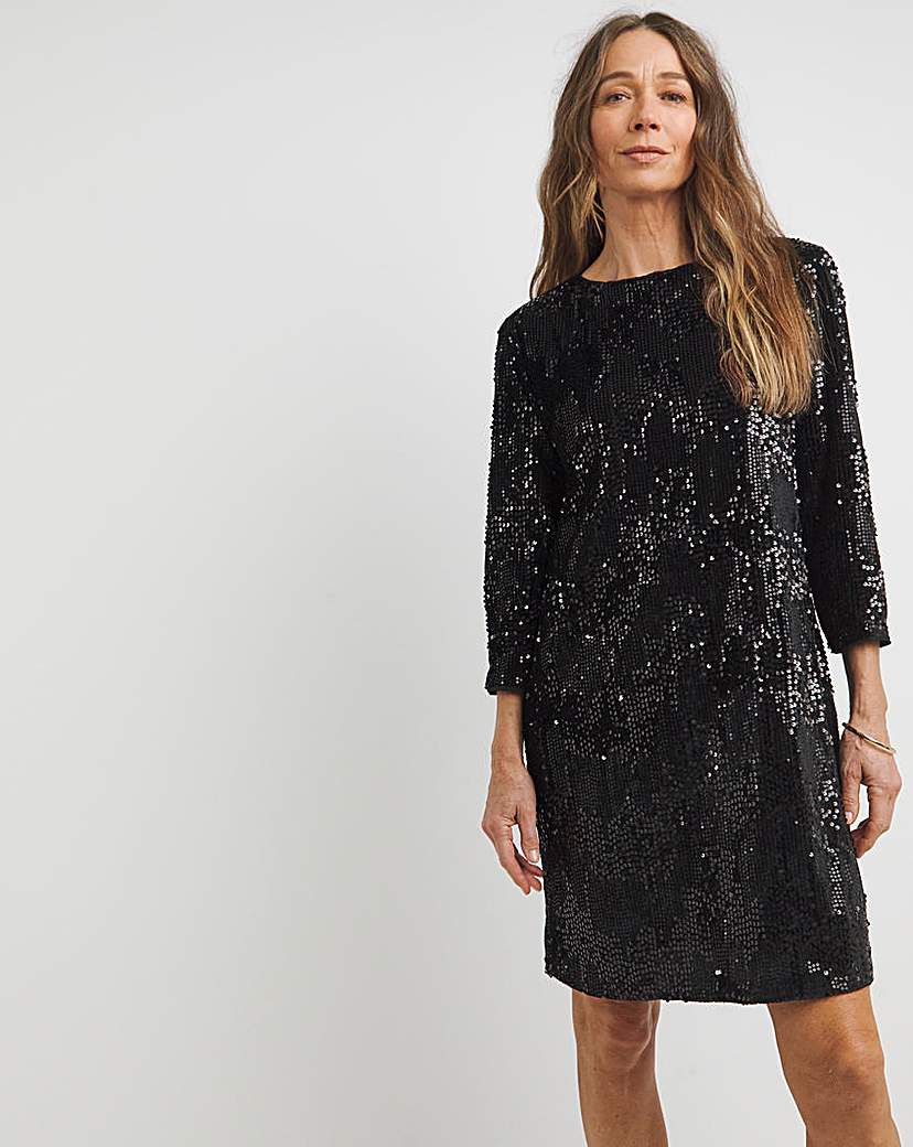 New In - Velvet Sequin Dress