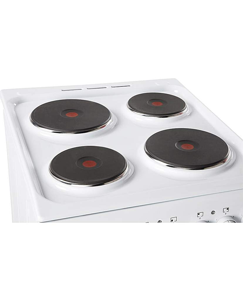 Indesit 50cm Electric Twin Cavity Cooker