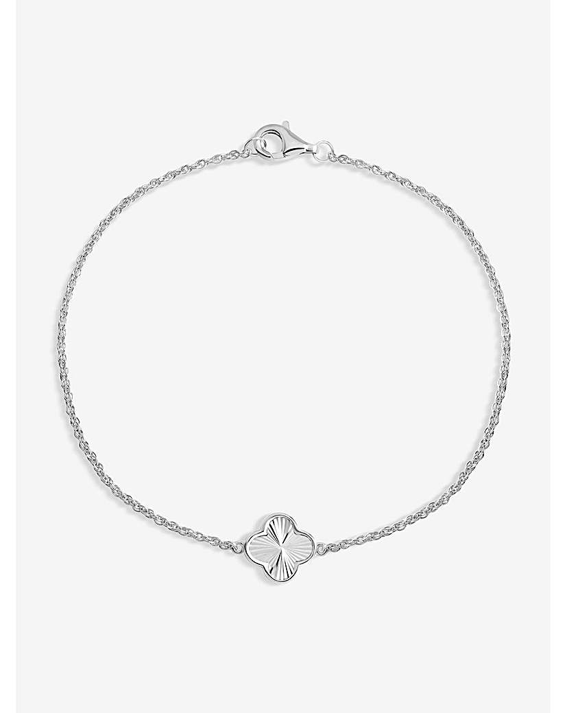 New In - Sterling Silver 925 Clover Bracelet