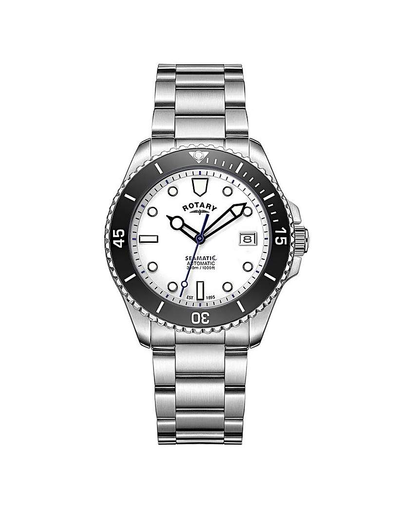 New In - Rotary Men's Seamatic Bracelet Watch