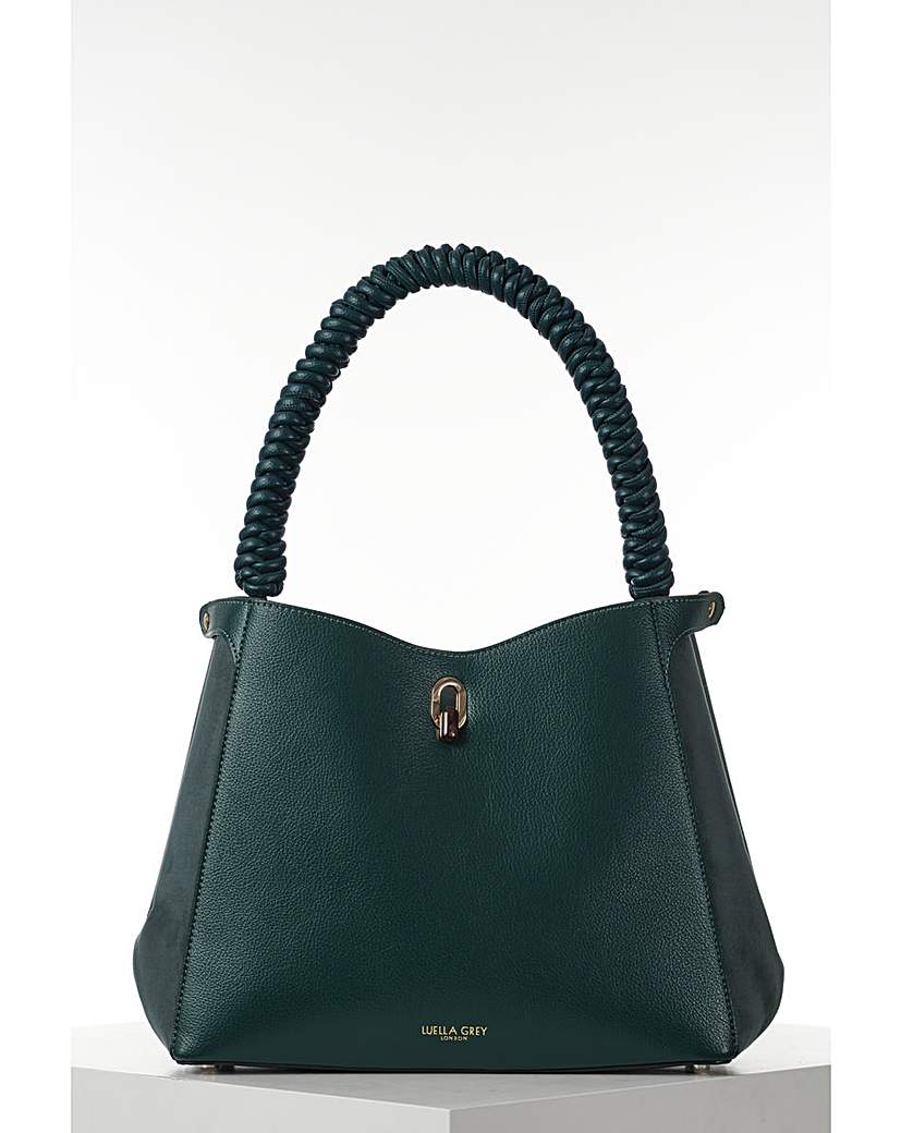 New In - Luella Grey Simone Woven Handle Hobo