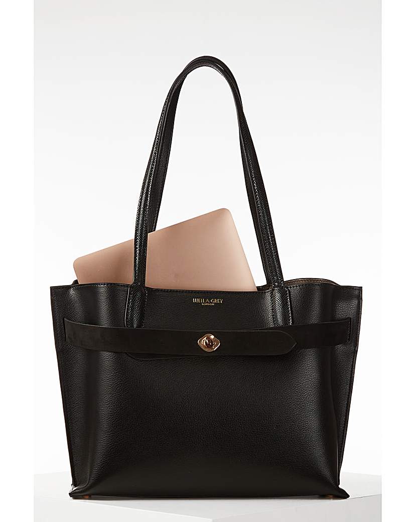 New In - Luella Grey Oriana Laptop Tote