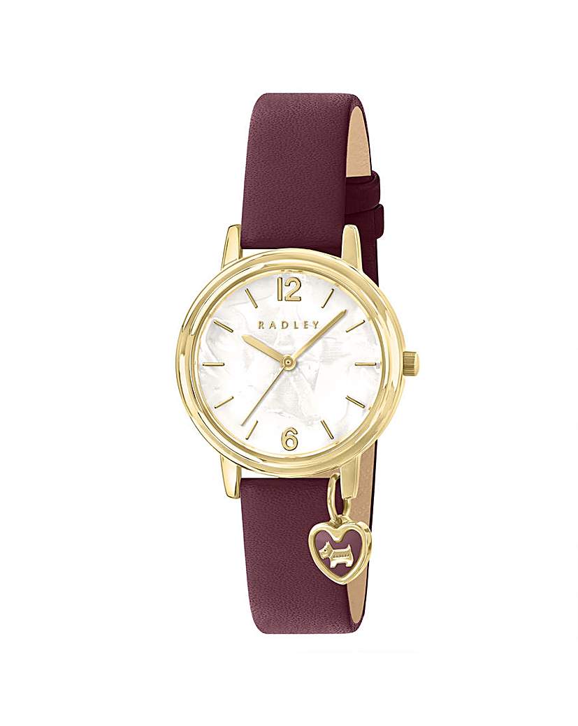 New In - Radley Dark Cherry Leather Watch