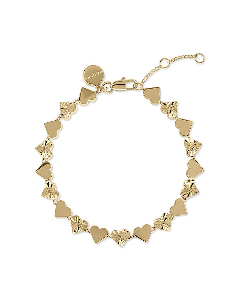 New In - Radley Textured Heart link Bracelet