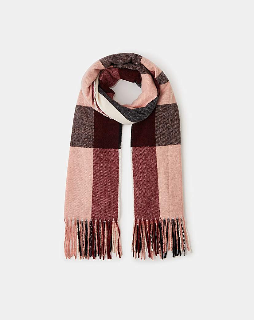 New In - Accessorize Check Blanket Scarf