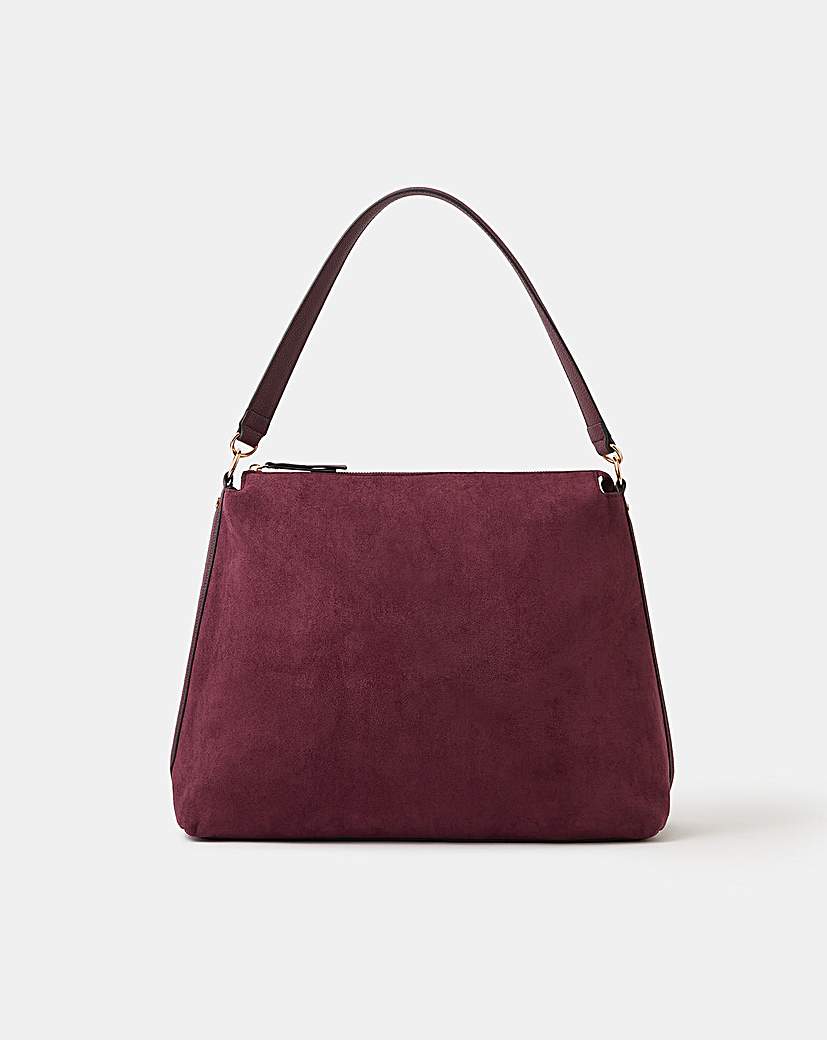 New In - Accessorize Large Slouchy Suedette Bag