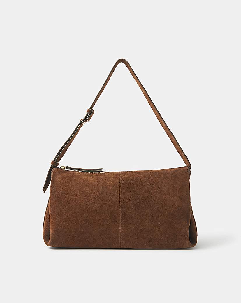 New In - Accessorize Suede Shoulder Bag