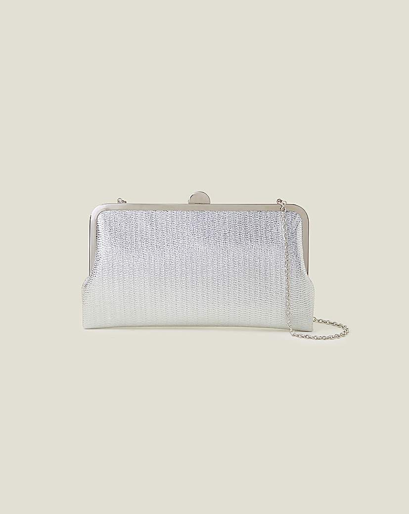 New In - Accessorize Metallic Clutch Bag