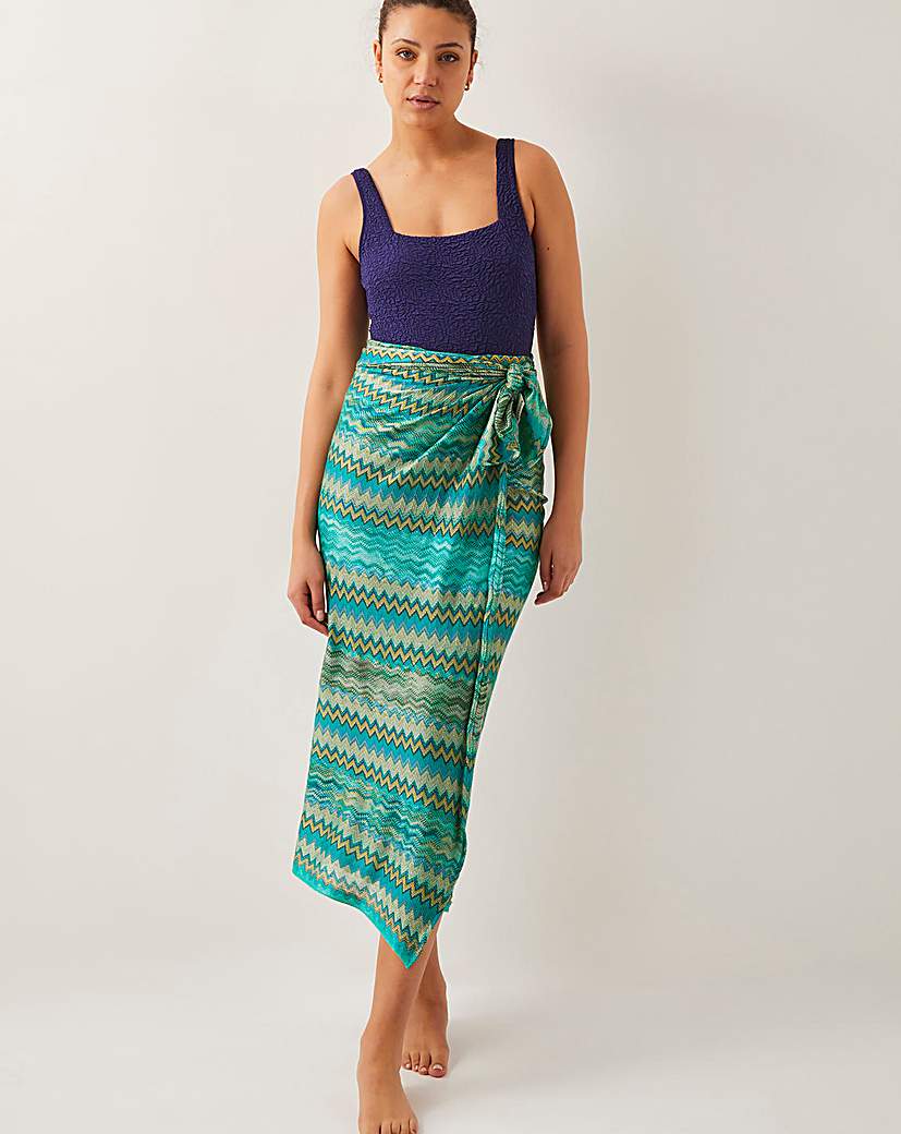 New In - Monsoon Nadia Zigzag Sarong