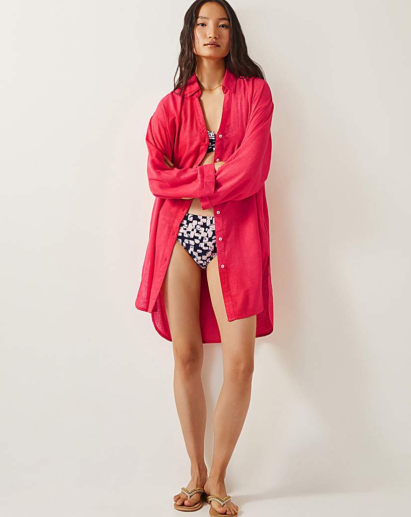 New In - Monsoon Esme Beach Shirt Dress