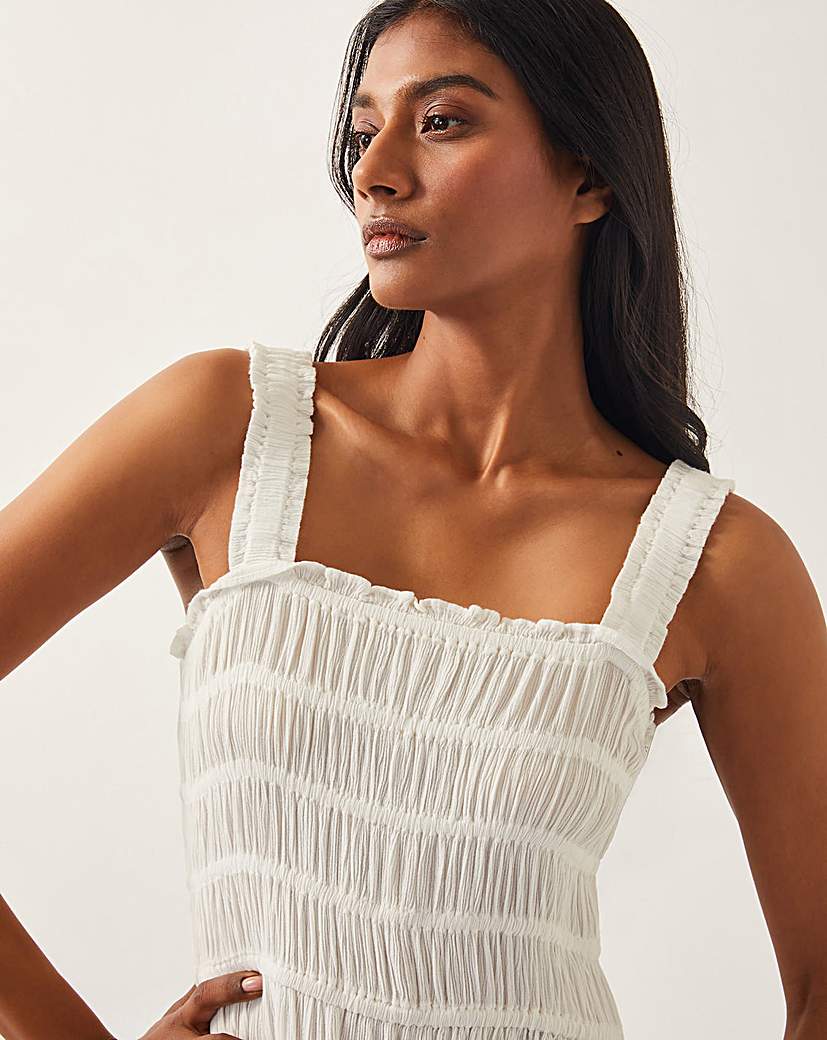 Monsoon Briar Shirred Maxi Dress