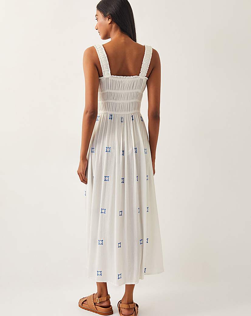 Monsoon Briar Shirred Maxi Dress