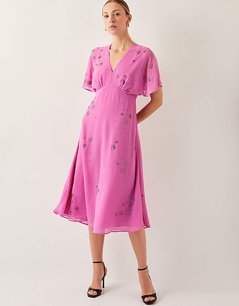 Monsoon Candice Embellished Midi Dress