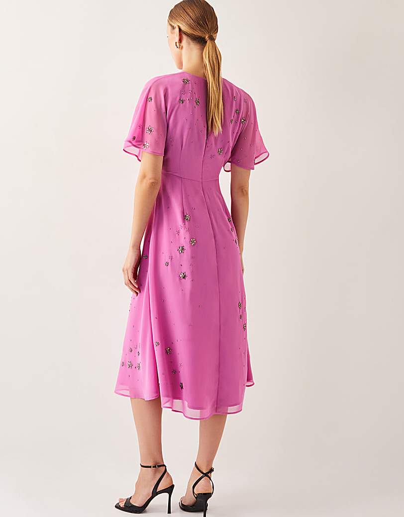 Monsoon Candice Embellished Midi Dress
