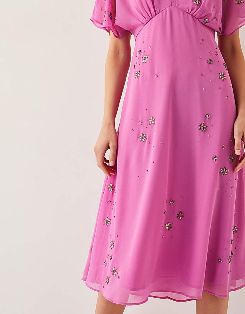 Monsoon Candice Embellished Midi Dress