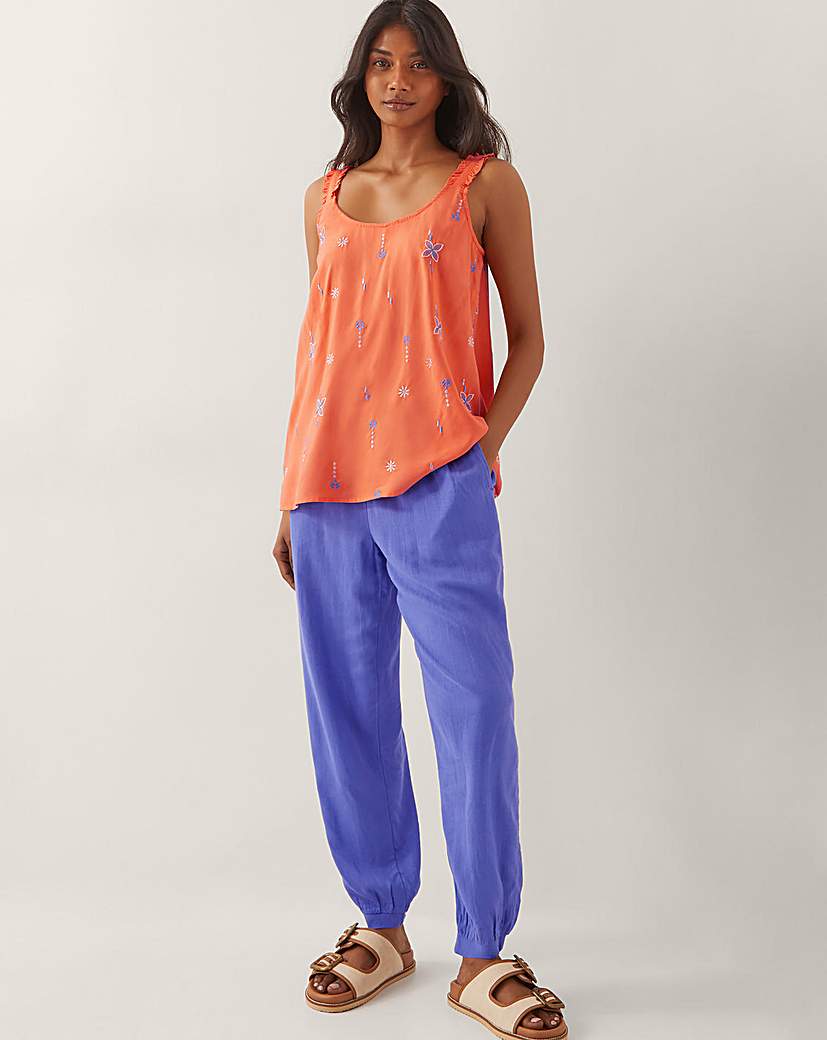 Monsoon Kamila Embroidered Cami Top