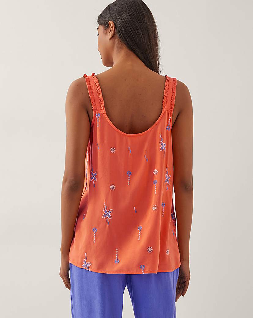 Monsoon Kamila Embroidered Cami Top