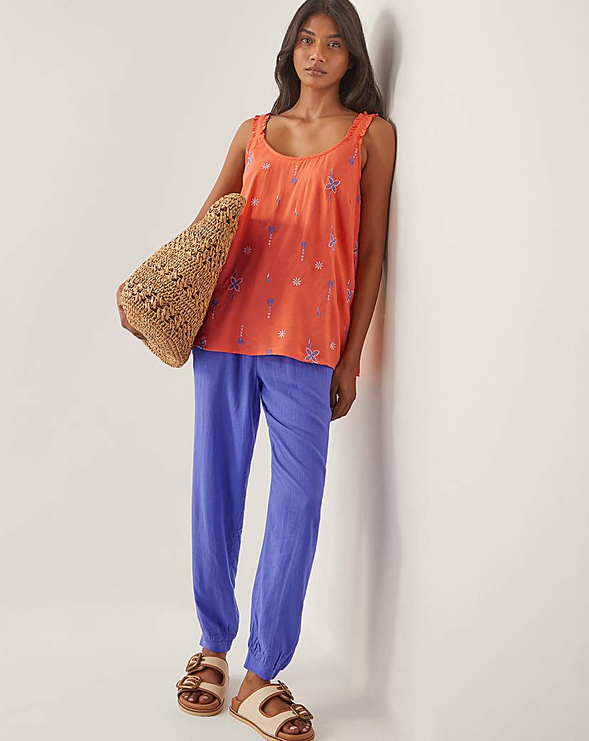 Monsoon Kamila Embroidered Cami Top