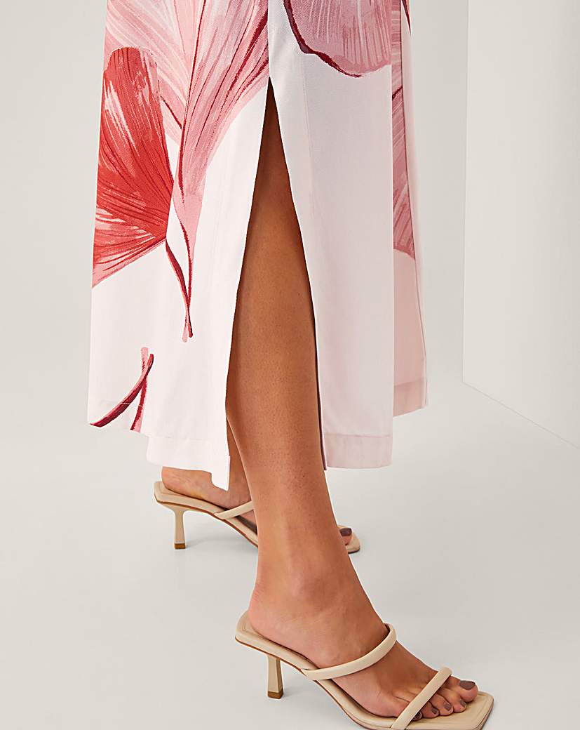 Monsoon June Floral Kimono Maxi Dress