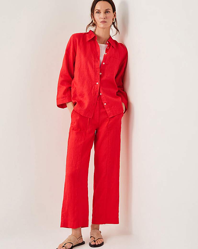 Monsoon Jolie Regular Linen Trousers