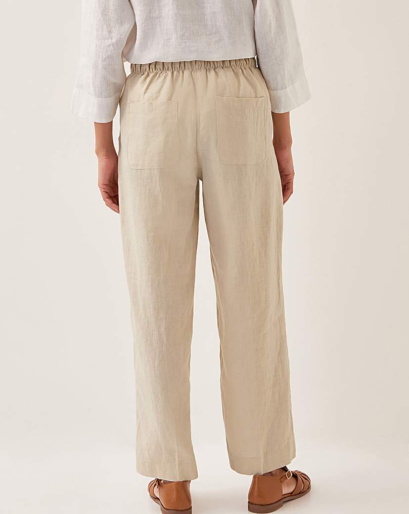 Monsoon Jolie Regular Linen Trousers