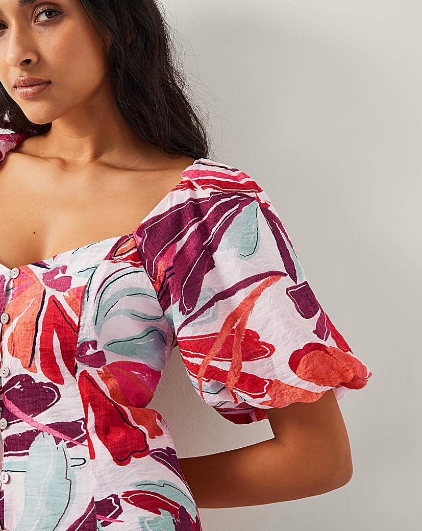 Monsoon Elana Floral Midi Dress