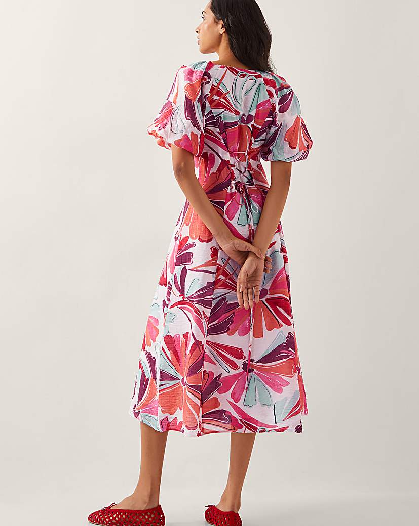 Monsoon Elana Floral Midi Dress