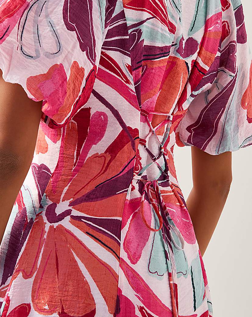 Monsoon Elana Floral Midi Dress