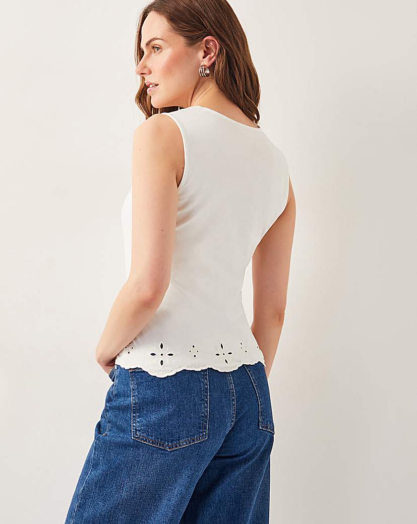 Monsoon Cara Cutwork Cami Top