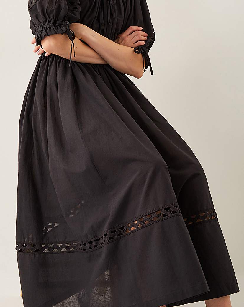 Monsoon Riley Embroidered Midi Dress