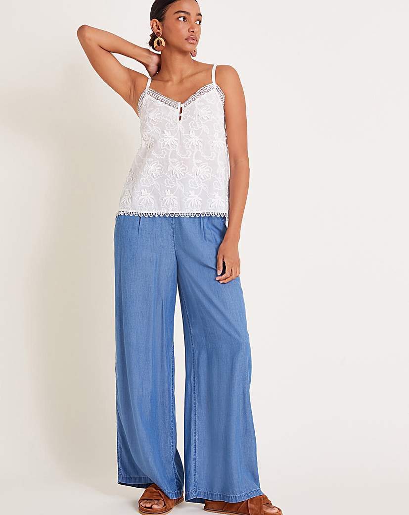 Monsoon Rosie Embroidered Cami Top