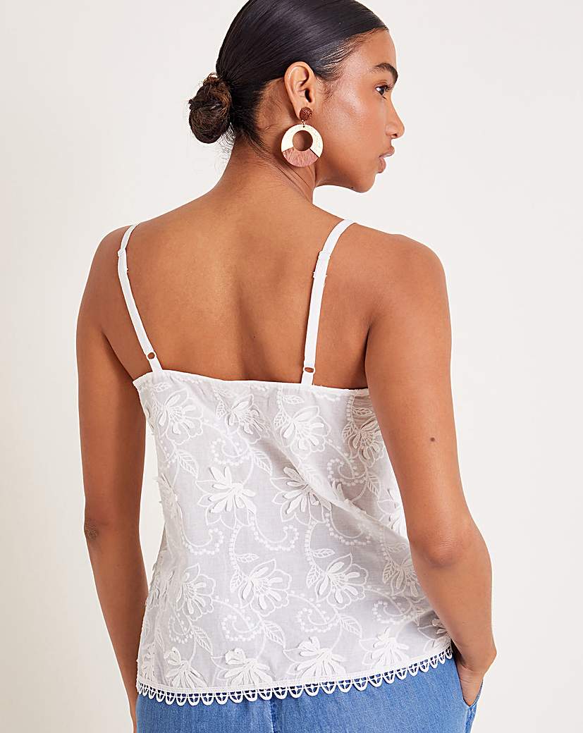 Monsoon Rosie Embroidered Cami Top