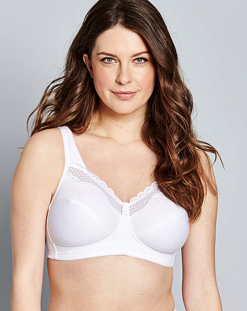 Image of Bestform Cotton Comfort White Bra