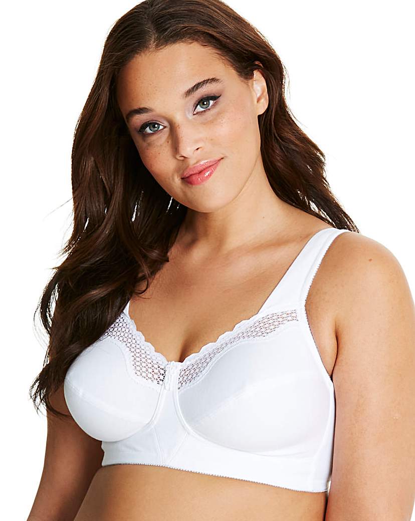 Image of Bestform Cotton Comfort White Bra