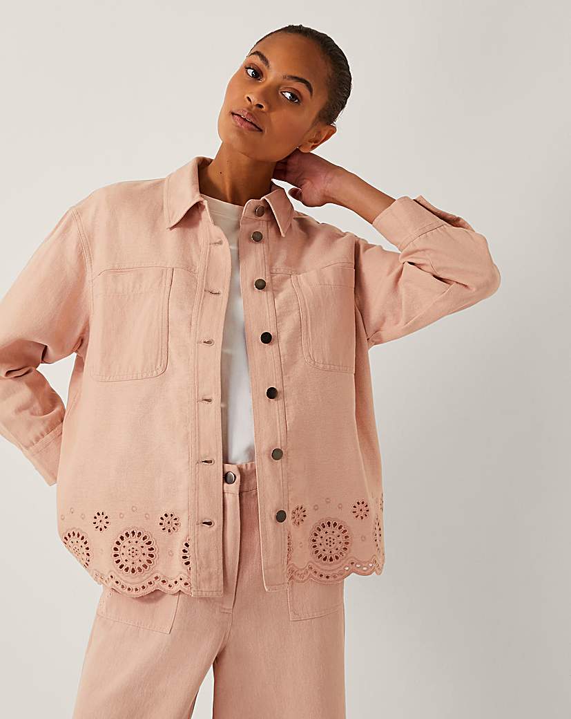 Monsoon Belle Broderie Shacket