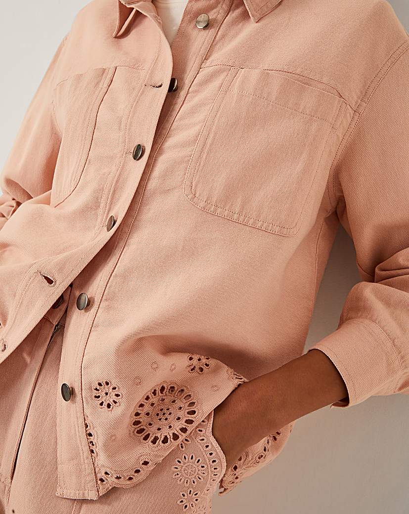 Monsoon Belle Broderie Shacket